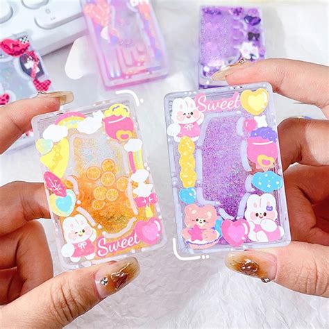 Porte Cartes Photo En Acrylique Kawaii Porte Cartes Photo Idole Porte