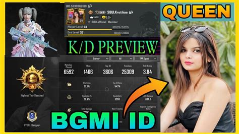 😍krutika Plays Bgmi Id And Kd Review 🔥 Krutika Bgmi Id Number 🔥 Krutika Youtube