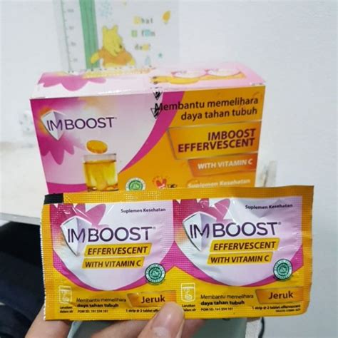 Jual Imboost Effervescent Sachet Jeruk Strip Isi S Shopee Indonesia