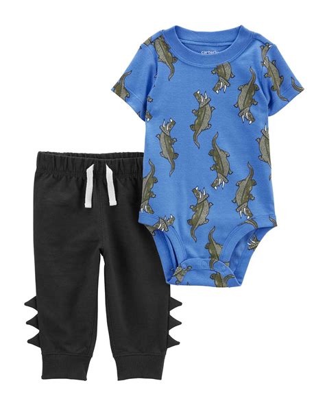 Conjunto Longo Beb Pe As Dinossauro Azul Carter S Carter S Oficial