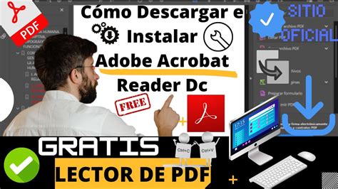 Cómo DESCARGAR E INSTALAR PDF ACROBAT READER DC LECTOR PDF GRATIS