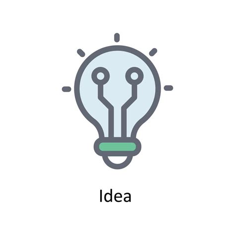 idea vector llenar contorno iconos sencillo valores ilustración valores