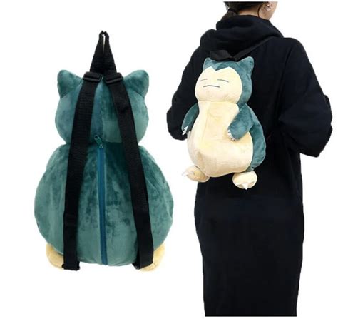 Buy Pokemon Snorlax Themed Cute Plush Bag Bags And Backpacks