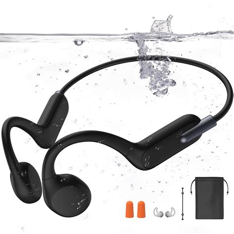 Bone Conduction Headphones Swimming, Built-in 32G Memory IP68 ...