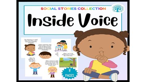 Using an Inside Voice Social Story by Teach Simple