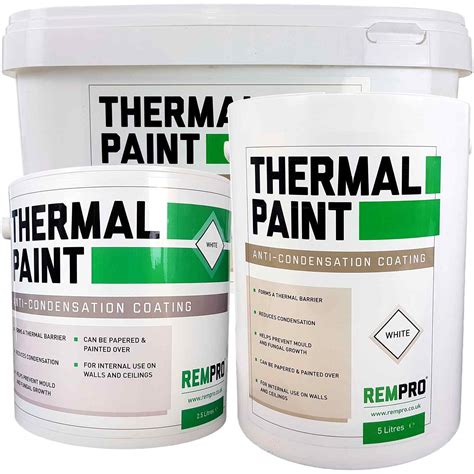 Rempro Thermal Paint Anti Mould And Condensation Insulating With Glass