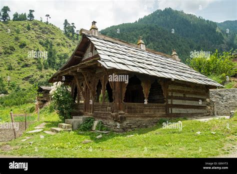 A Traditional House In The Himalayan Village Of Nashala In Himachal