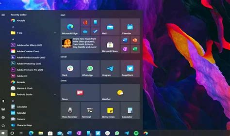 Microsoft Pushes Windows H Update With New Start Menu Design