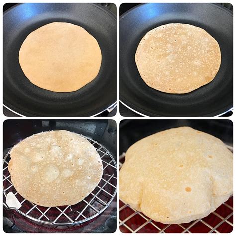 Phulka Recipe Direct Flame Method Soft Roti Recipe Sandhya S Recipes