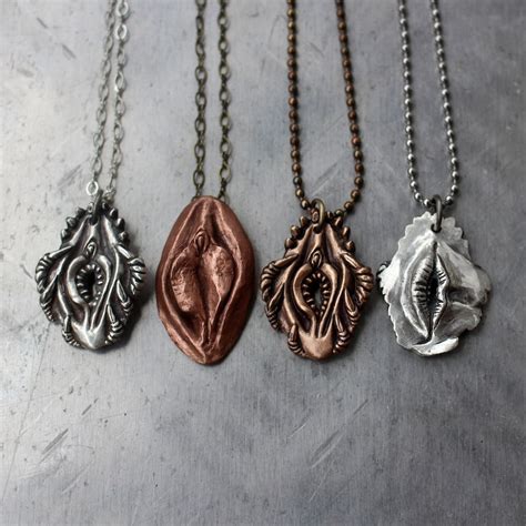 Vagina Vulva Pendant Yoni Pendant Feminist Symbol Necklace Etsy