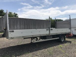 Mini nyerges pótkocsi flatbed trailer for sale Hungary Monor DF35863