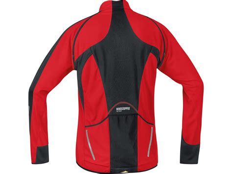 Gore Bike Wear Phantom Windstopper Soft Shell Jacke Red Black