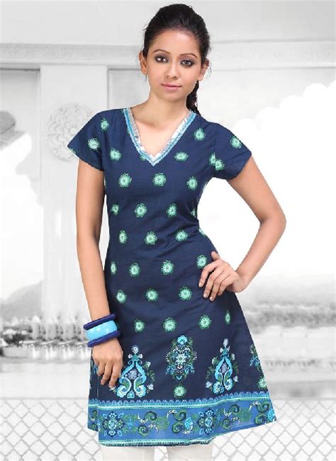 Fuschia Readymade Kurtis Collection Indian Printed Cotton Kurtis