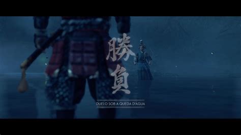 Ghost of Tsushima Duelo Sob a Queda D água No Hit YouTube