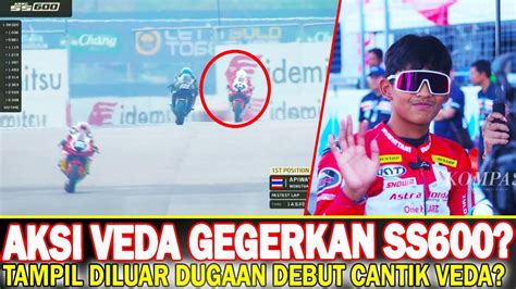 Veda Ega Pratama Jadi Kuda Hitam SS600 Crash Practice SS600 Chang