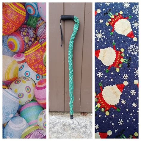 Cane Sockwalking Cane Covercane Sleevedecorative Cane Etsy