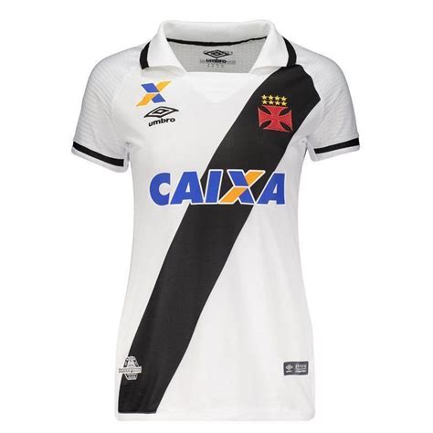 Camisa Umbro Vasco Ii Feminina Patroc Nio Futfanatics