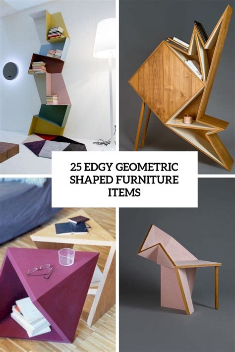 25 Edgy Geometric Shaped Furniture Items - DigsDigs