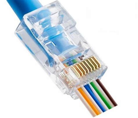 passthrough rj connector  piece grant road mumbai id