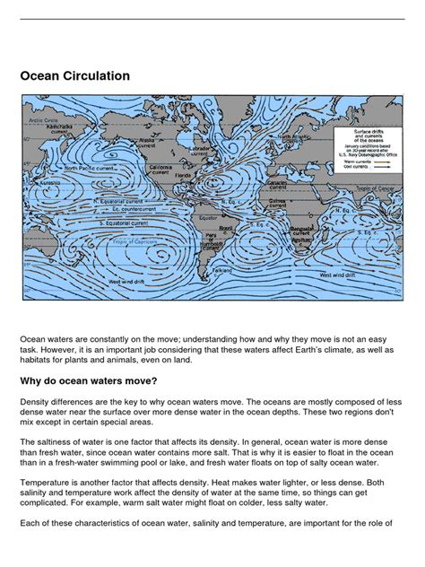 Ocean Circulation | PDF | Oceans | Atmospheric Circulation