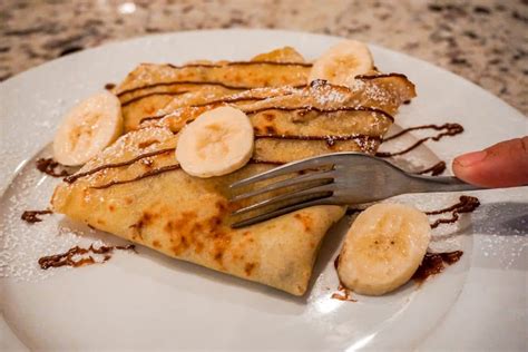 Sweet Crepes With Banana And Nutella Our Sweet Adventures