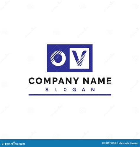 OV Logo Design. OV Letter Logo Vector Illustration - Vector Stock Vector - Illustration of font ...