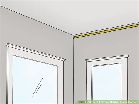 How To Cut Crown Molding Inside Corners Steps With Pictures