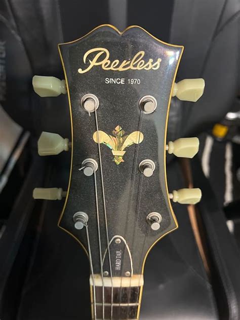 Peerless Hardtail ES335 Semi Hollow 2018 Natural Blonde Reverb