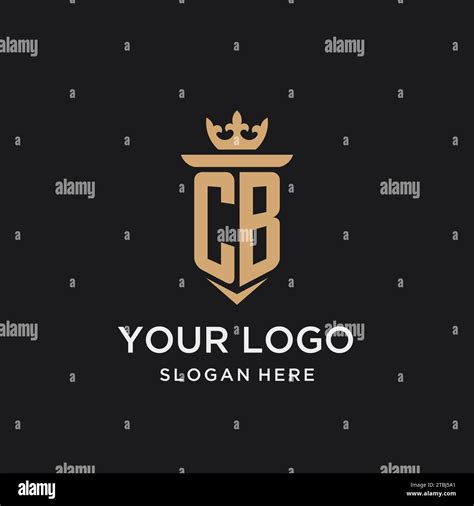 Cb Monogram With Medieval Style Luxury And Elegant Initial Logo Design