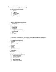 Miller Lab1ex12 Exercises 12 Reviewing Your Knowledge A Skeletal