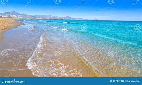 San Juan of Alicante Beach Playa Spain Stock Photo - Image of alacant ...