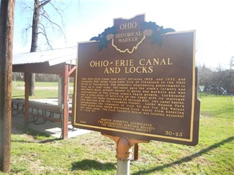 Ohio-Erie Canal and Locks / The Columbus Feeder Canal - Lockbourne, OH ...