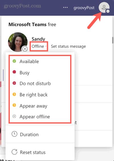 How To Set Your Status And A Message In Microsoft Teams Solveyourtech