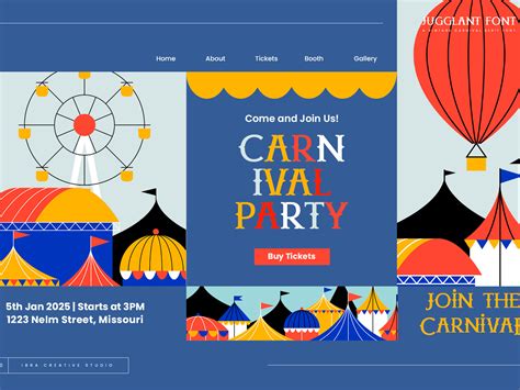 Jugglant – A Vintage Carnival Serif Font by Ibra Creative on Dribbble