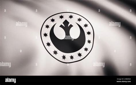 Star Wars New Republic Symbol on flag. The Star Wars theme. Editorial ...