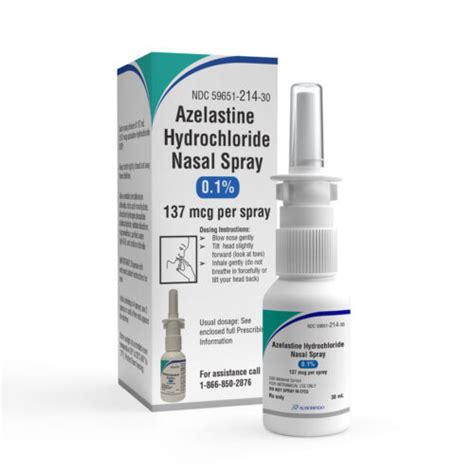 Azelastine Hydrochloride Nasal Spray 137 Mcg 01 30 Ml Aurobindo