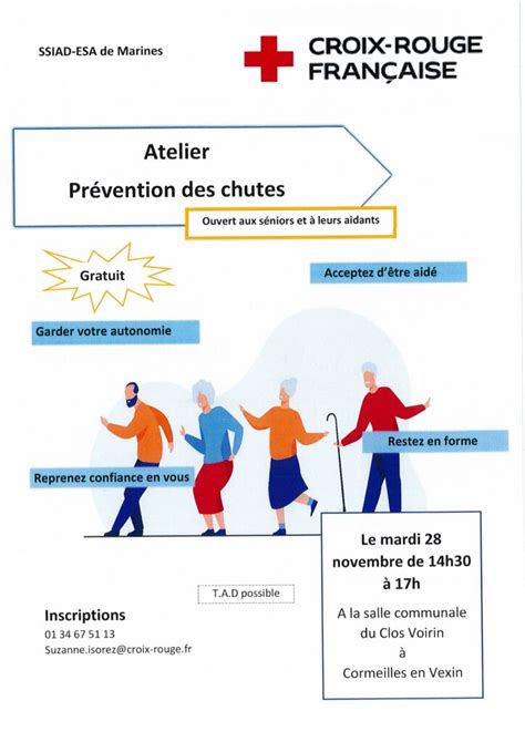 Atelier Gratuit Prevention Des Chutes Cormeilles En Vexin