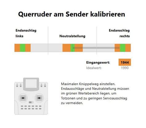 Wingstabi Senderkalibrierung Wie MULTIPLEX RC Elektronik