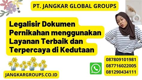 Legalisir Dokumen Pernikahan Kemenkumham Jangkar Global Groups