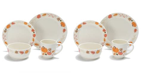 Autumn Dinnerware Set Just $14.43 @ Walmart