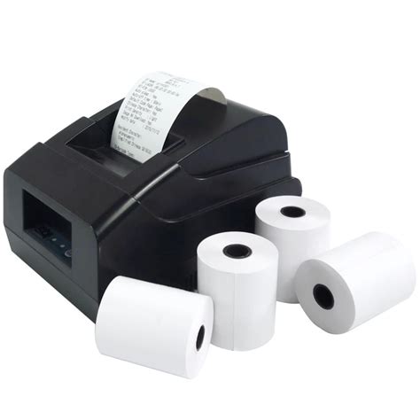 100 Rolls Thermal Receipt Paper 57 X 50mm Cash Register Roll 12 Inch Inner Corecash Register