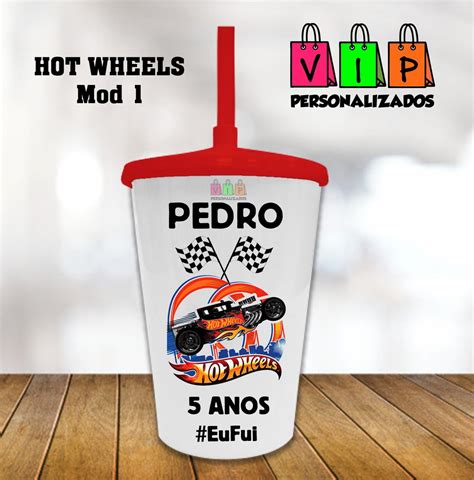Copo Twister Ml Hot Wheels Personalizado Elo