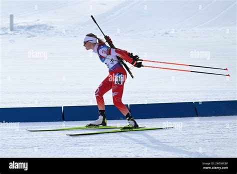 SIDOROWICZ Natalia POL In Action During IBU Biathlon World Cup 2024