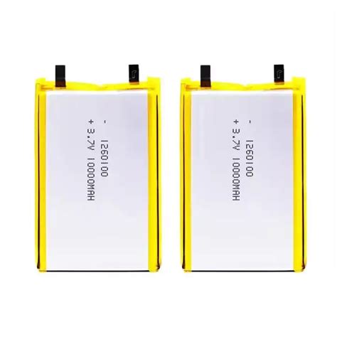 MSDS KC IEC62133 BIS CB 10000 MAh Lithium Battery 1260110 Rechargeable