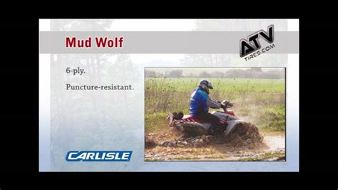 Carlisle Mud Wolf Atv Tire Youtube