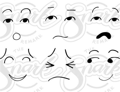 Snarky Faces Snarky Clipart For Crafters Add A Face To Anything Make