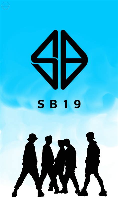 silhouettes of people walking in front of a blue sky with the words sbb 19