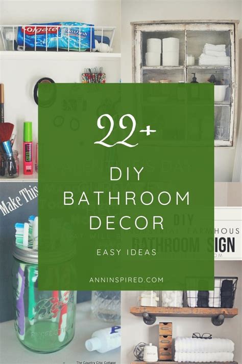 Easy Diy Bathroom Decor Ideas Ann Inspired