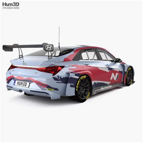 Hyundai Elantra N Tcr With Hq Interior 2021 3d Model Vehicles On Hum3d