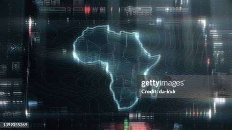 Africa Digital Map Photos And Premium High Res Pictures Getty Images